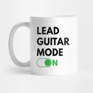 Lead Guitar Mode On Light Theme Mug